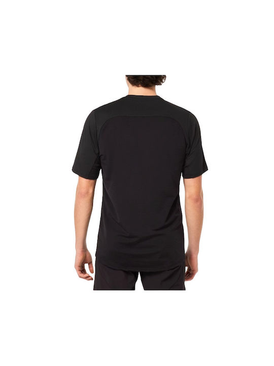 Oakley Männer Kurze Ärmel Fahrradtrikot Schwarz