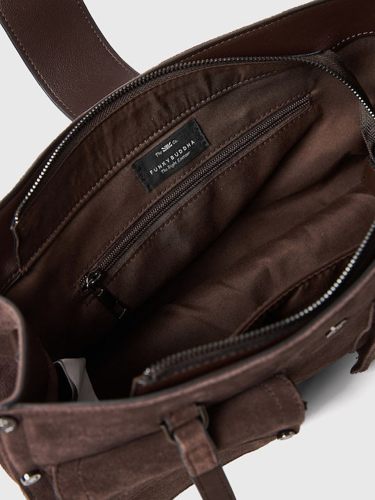 Women's Suede Bag Brown