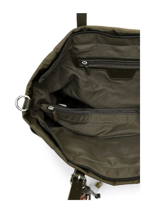 Women's Olive Green Shopper Bag