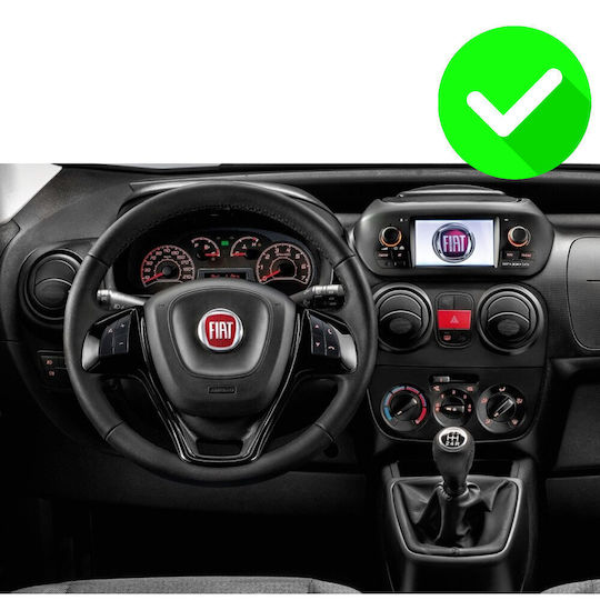 Carmedia Car Audio System for Fiat Fiorino Citroen Nemo Citroen Fiat Peugeot 2008-2018 Bluetooth USB Wi-Fi GPS Apple CarPlay Android Auto with 10 Inch Touch Screen