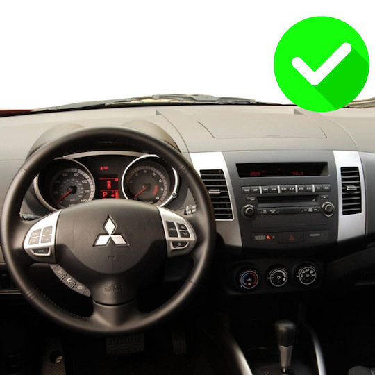 Carmedia Auto-Audiosystem für Peugeot 4007 Mitsubishi Outlander Citroen C-Crosser 2006-2012 (Bluetooth/USB/WiFi/GPS/Apple-Carplay/Android-Auto) mit Touchscreen 12.3"