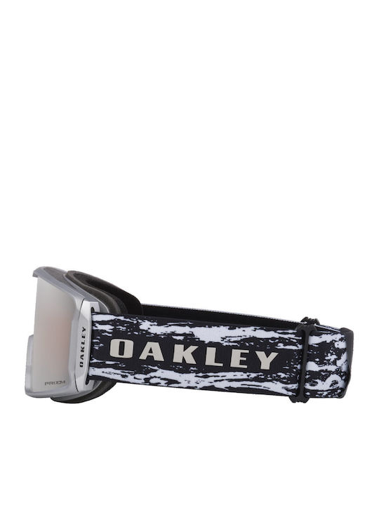 Oakley Mască de Schi și Snowboard pentru Adulți Neagră cu Lentilă Neagră