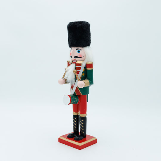 Magic Weihnachts-Nussknacker aus Holz, Rot, 30,3 cm Hoch