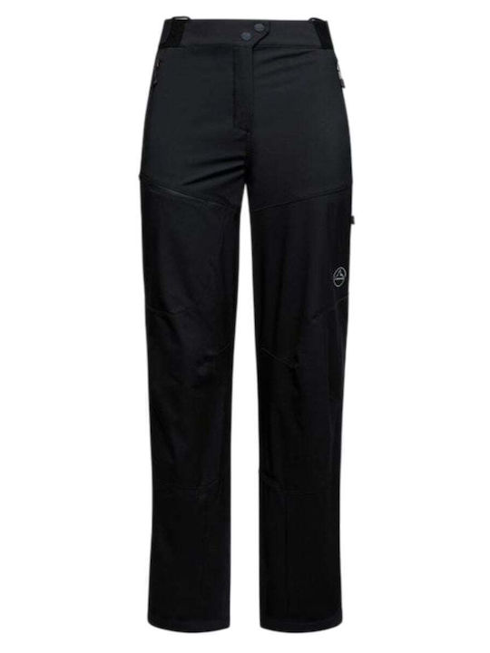 La Sportiva M63999000 Pantaloni de Schi și Snowboard Softshell pentru Femei Negri