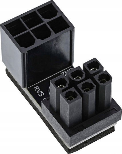 InLine Adaptor Intern de Alimentare pentru Placă Video Atx cu 6 Pini Rotativ