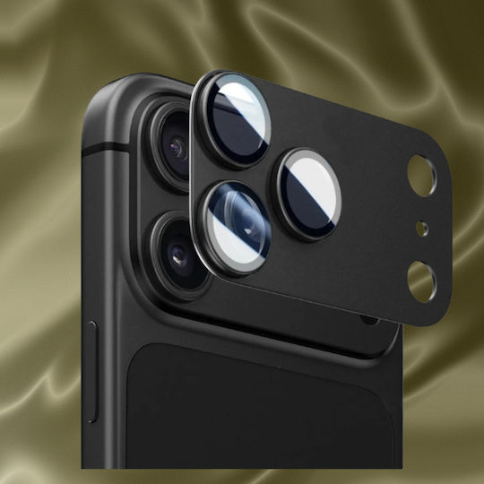 Vivid Metallischer Kameraobjektivschutz Apple iPhone 18 Pro Schwarz