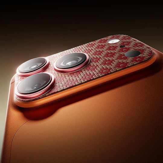 Benks Протектор за камера Закалено стъкло Orange за iPhone 17 Pro Max