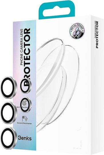 Benks Protecție Cameră Tempered Glass Silver pentru Samsung Galaxy S26 Ultra