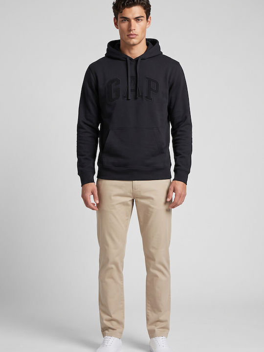 Sweatshirt mit Kapuze Schwarz
