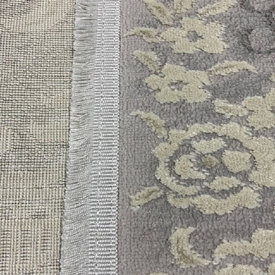 Asmara Χαλί Ορθογώνιο με Κρόσια Γκρι 150x230cm