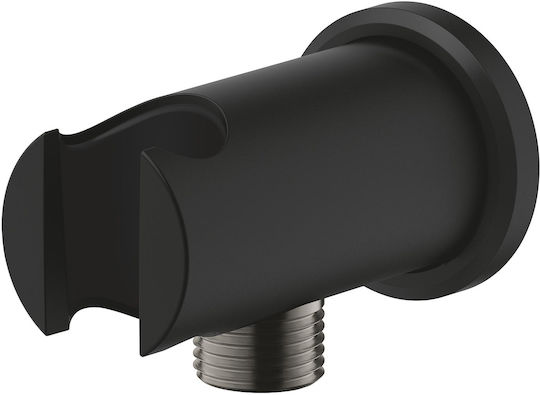 Grohe 26658kf0 Rainshower Universal Shower Outlet Elbow 1/2" X 1/2" Holder Matte Black