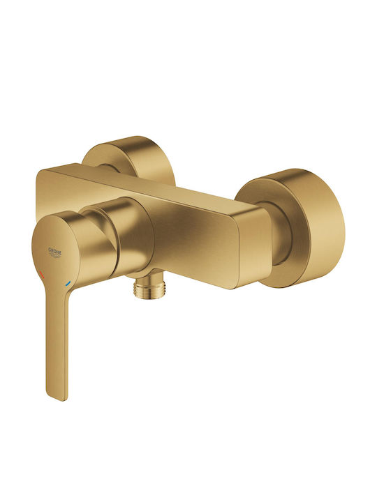 Grohe Lineare Αναμεικτική Μπαταρία Ντουζιέρας Χρυσή Grohe Lineare Αναμεικτική Μπαταρία Ντουζιέρας Χρυσή