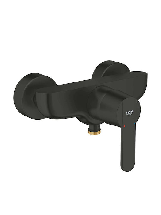 Grohe Αναμεικτική Μπαταρία Ντουζιέρας Μαύρη Grohe Αναμεικτική Μπαταρία Ντουζιέρας Μαύρη