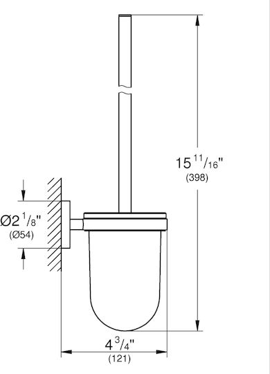 Grohe Μεταλλικό Πιγκάλ Μπάνιου Χρυσό