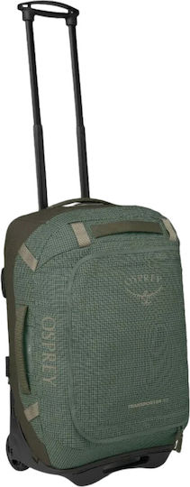 Osprey Duffel 40 Bag Geantă de Voiaj Verde cu Roți din Material Textil