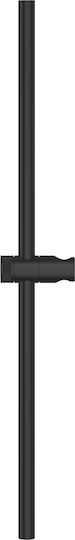 Grohe 266022430 Feste Duschstange 630 Mm 78 Mm Universal Verstellbare Wandhalterung für Handbrause ABS-Duschstange Schwarz