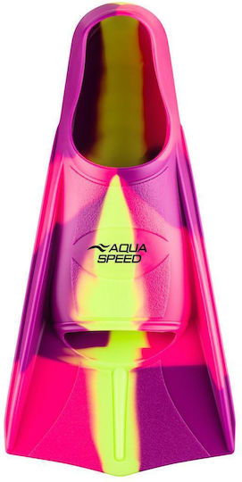 Aquaspeed Short Pink-Lime Pool Flippers