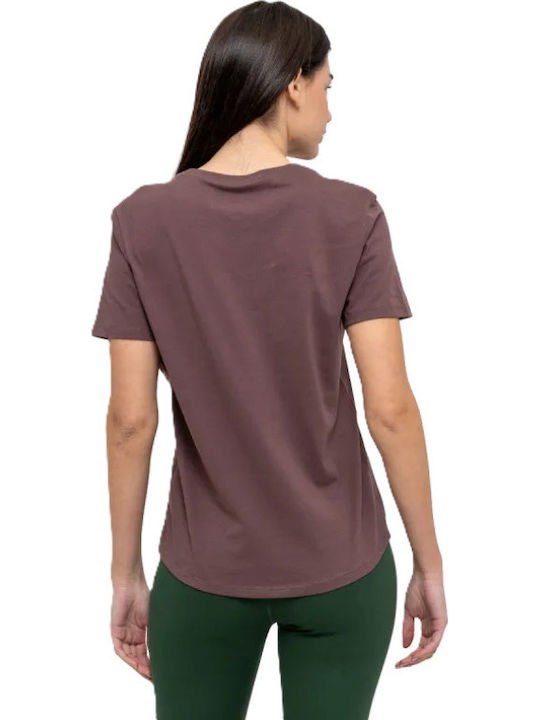 Damen Bluse Baumwolle Kurzärmelig Red