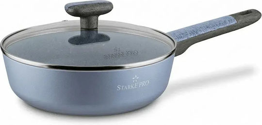 Starke Pro Doppelpfanne aus Aluminium mit Deckel 24 cm