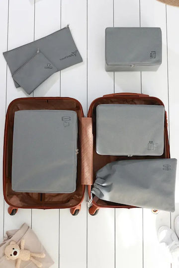 SteweHome Organizer-Tasche Grau 6 Stück
