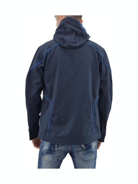 Cofra Tecka Softshell Work Jacket Navy Blue