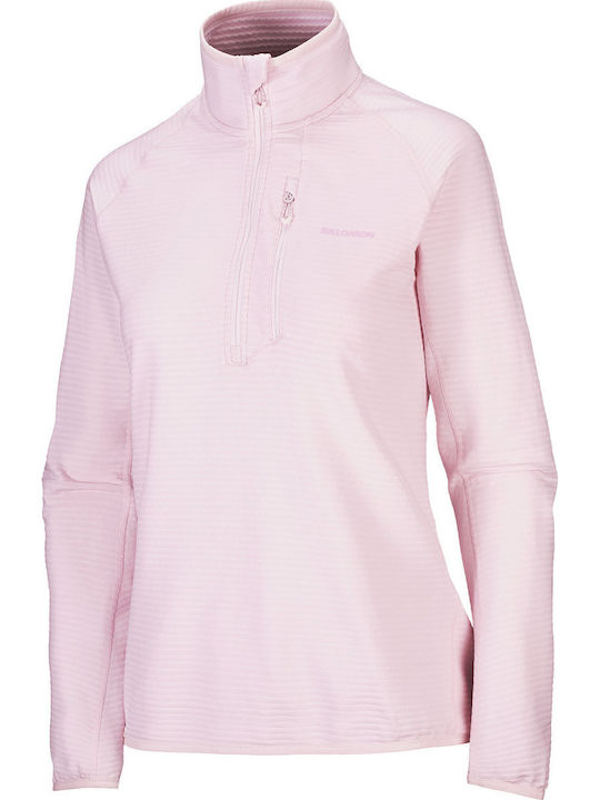 Lightwarm Дамска Флийс Блуза с Цип Icy Pink