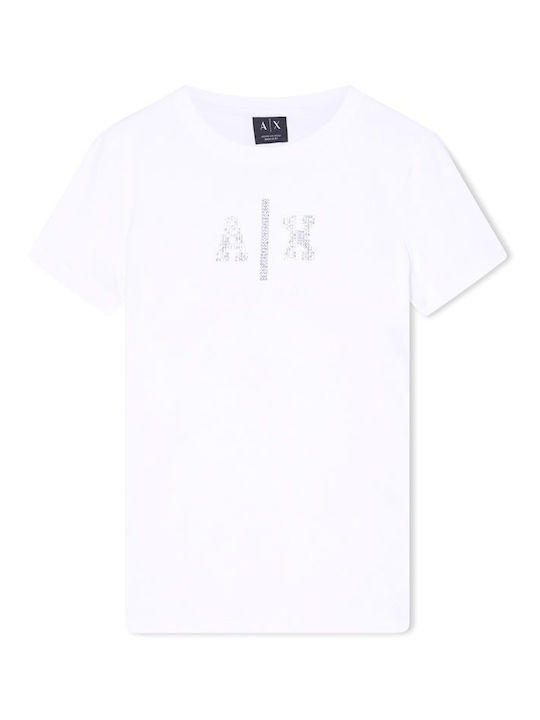 Women's Short Sleeve Top White XW002348AF10356 U0002