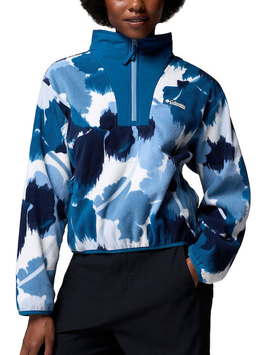 Sequoia Grove Ii Printed Women's Polo Blouse Blue