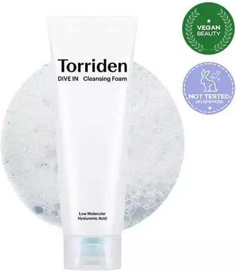 Torriden Dive In Gesichtsreiniger Schaumstoff mit Feuchtigkeitsspendender & Kontrolle der Fettigkeit Wirkung 150ml