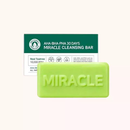 Some By Mi AHA-BHA-PHA Miracle Face Cleansing Soap Bar with Moisturizing & Soothing Action 106gr