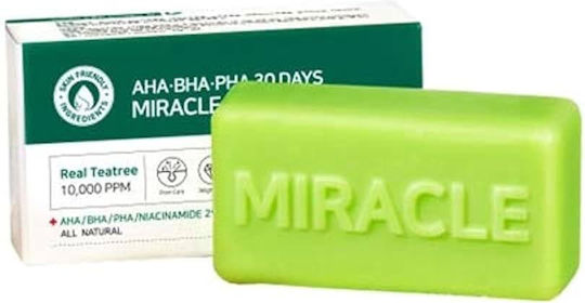 Some By Mi AHA-BHA-PHA Miracle Face Cleansing Soap Bar with Moisturizing & Soothing Action 106gr
