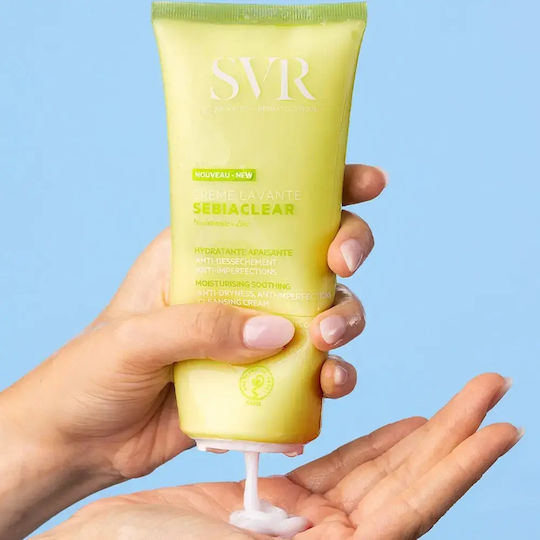 SVR Laboratoire Sebiaclear Cleansing Cream Face Cleanser for Blemishes & Oily Skin 200ml