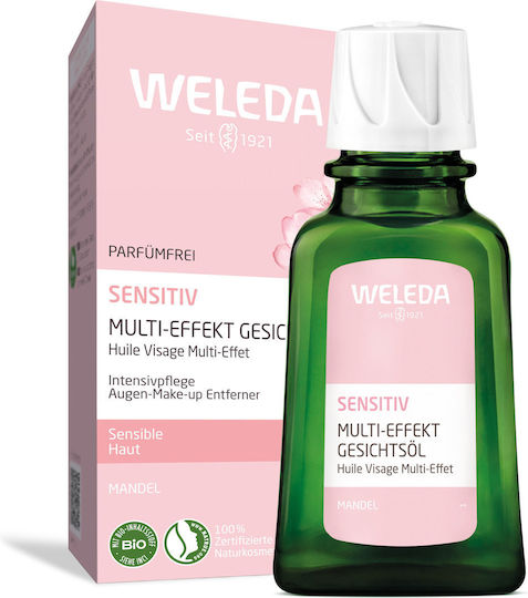 Weleda Sensitive Recovery Λάδι Ντεμακιγιάζ Προσώπου & Ματιών 50ml