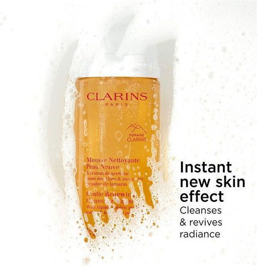 Clarins Sanfter Erneuernder Gesichtsreiniger Schaumstoff Für Kontrolle der Fettigkeit & Aufhellung 150ml