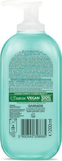 Garnier Hyaluronic Aloe Gel Καθαρισμού Προσώπου για Έλεγχο λιπαρότητας & Ενυδατική δράση 200ml