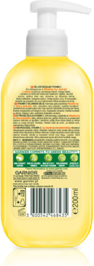 Garnier Skin Naturals Vitamin C Reinigungsgel Vitamin Cg Citrus Mattierte Haut 200ml