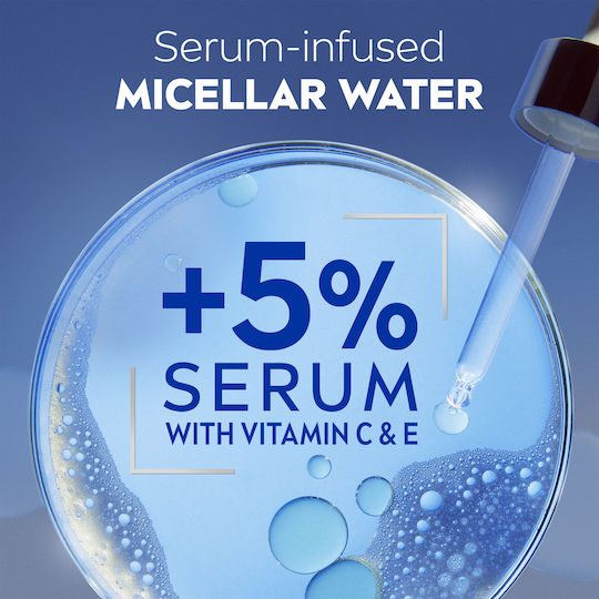 Nivea Skin Glow Micellar Water Ντεμακιγιάζ Προσώπου & Ματιών για Λάμψη 400ml