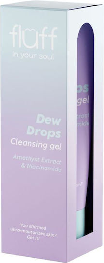 Fluff Dew Drops Gel Facial Cleanser with Moisturizing & Against Imperfections Action 100ml