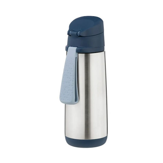 B.Box Stainless Steel Thermos Bottle BPA Free 500ml Midnight with Handle