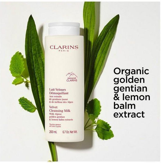 Clarins Велвет Емулсия за Почистване на Лице с Успокояващо Действие 400мл
