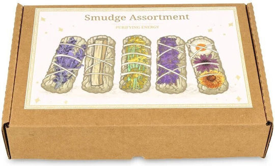 Geschenkbox mit 5 Verschiedenen Salbeiarten zur Energetischen Reinigung