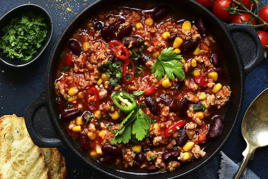 Adventure Menu Fasole cu Vită și Chili Liofilizate Porție Mare 157 G