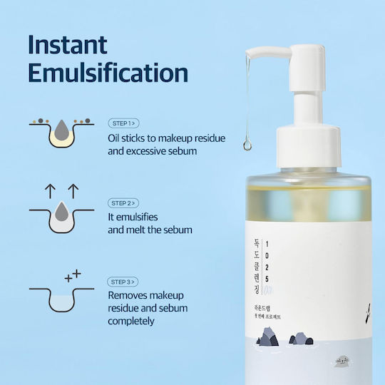 Round Lab Renewal 1025 Dokdo Gesichts-Make-up-Entfernungsöl für Kontrolle der Fettigkeit & Feuchtigkeitsspendende Wirkung 200ml