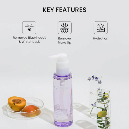 Celimax Derma Nature Ulei Demachiant Pentru Față Pentru Controlul Sebumului și Acțiune Hidratantă 150ml