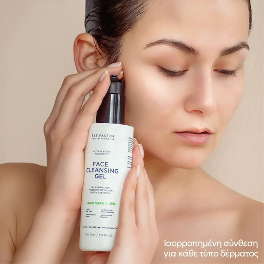 Bee Factor Flax Gel Für Gesichtsreinigung Für Kontrolle Der Fettigkeit & Aufhellung 200ml