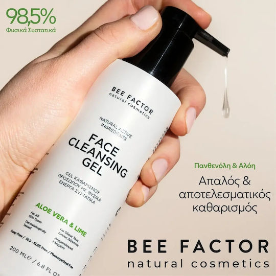 Bee Factor Flax Gel Für Gesichtsreinigung Für Kontrolle Der Fettigkeit & Aufhellung 200ml