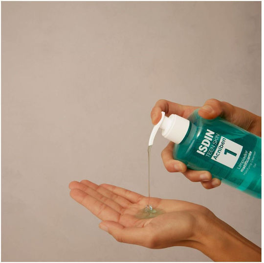 Isdin Acniben 1 Gel de Curățare a Feței pentru Controlul Sebumului 400ml