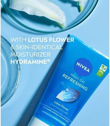 Nivea Άνθος Λωτού Gel Καθαρισμού Προσώπου για Έλεγχο λιπαρότητας 150ml