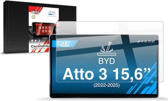 Folie Ceramică Grizzglass Cardisplay Protection Byd Atto 3 15 6'' 2022-2025