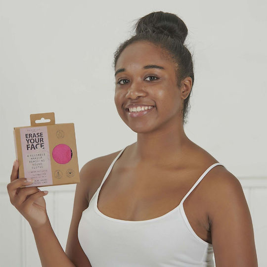 Danielle Creations Erase Your Face Reusable Cloths Facial Cleansers Makeup Remover 4 Pieces